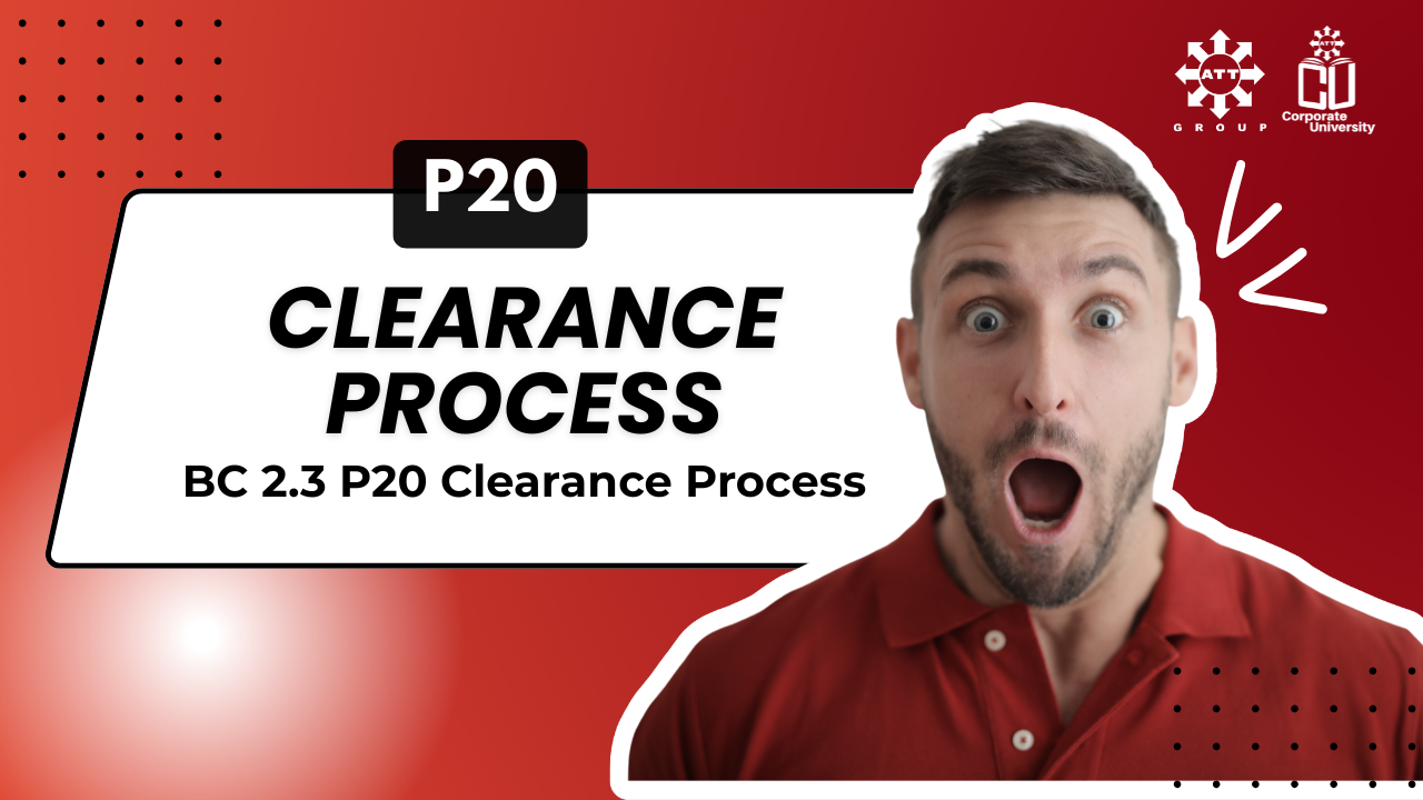 P20 Clearance Process